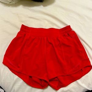 Red Hotty Hot shorts- size 4- color red